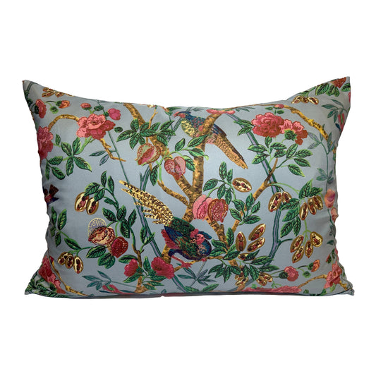 The Emperor's Pheasant Pillow Case - Silk Satin Twill