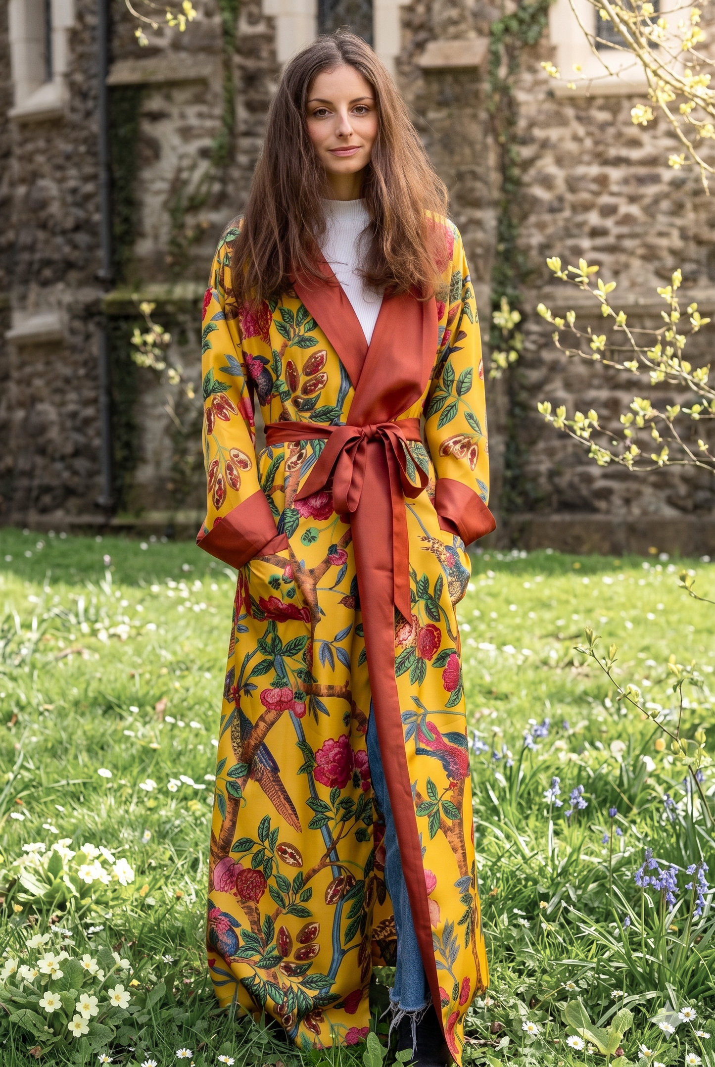The Emperor's Pheasant Robe - Cotton