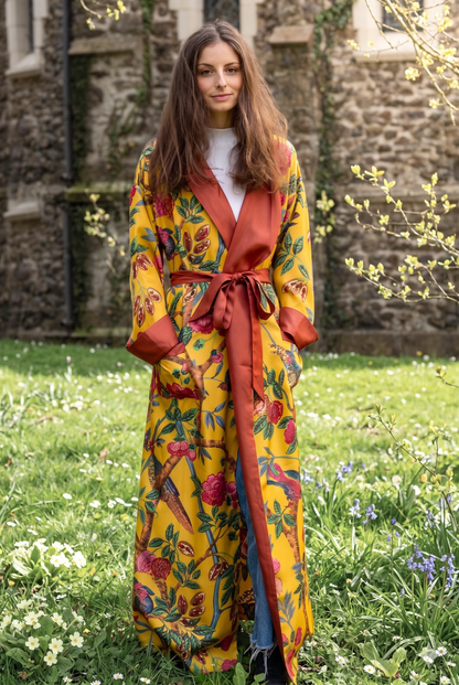 The Emperor's Pheasant Robe - Cotton