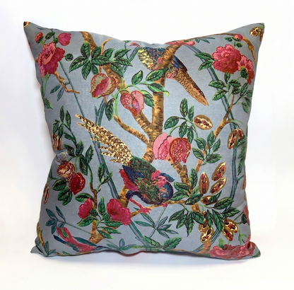 The Emperor's Pheasant Cushion Cover - Silk Satin Twill