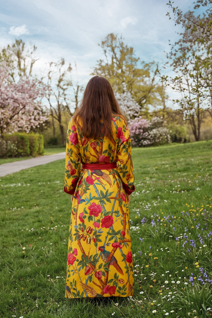 The Emperor's Pheasant Robe - Cotton